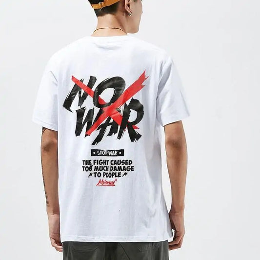 Design de camisetas anti-guerra