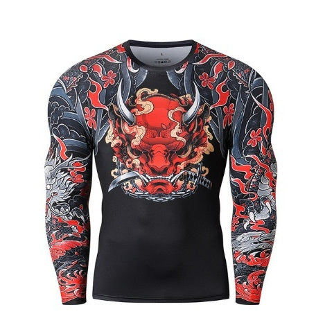 Loose And Comfortable Men's Long-sleeved T-shirt