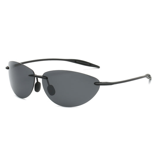 Ultra Light Frameless Polarized Sunglasses Trendy Driving